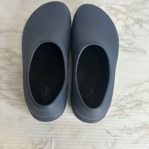 Crocs Unisex-Adult Men's and Women's on The Clock Clog Slip Resistant Work Shoes - Picture 7 of 9